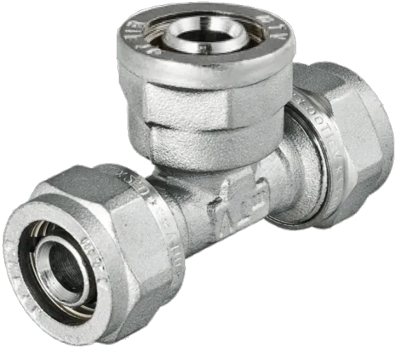 Обжим тройник переходник Valtec - Изображение 1 - almatherm.kz