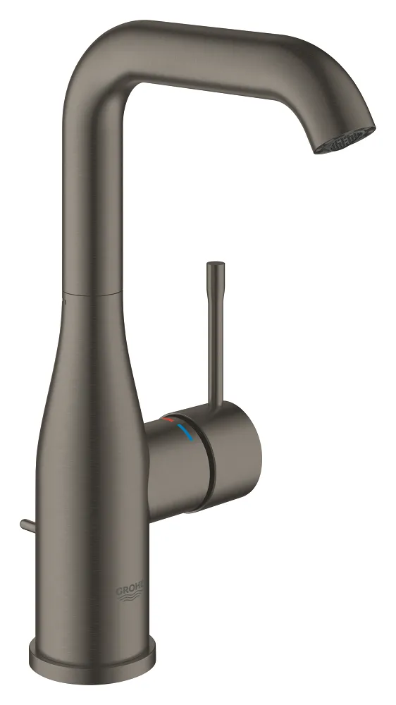 Смеситель раковины темный графит матовый размер L Grohe Essence New 24174AL1 - Изображение 1 - almatherm.kz