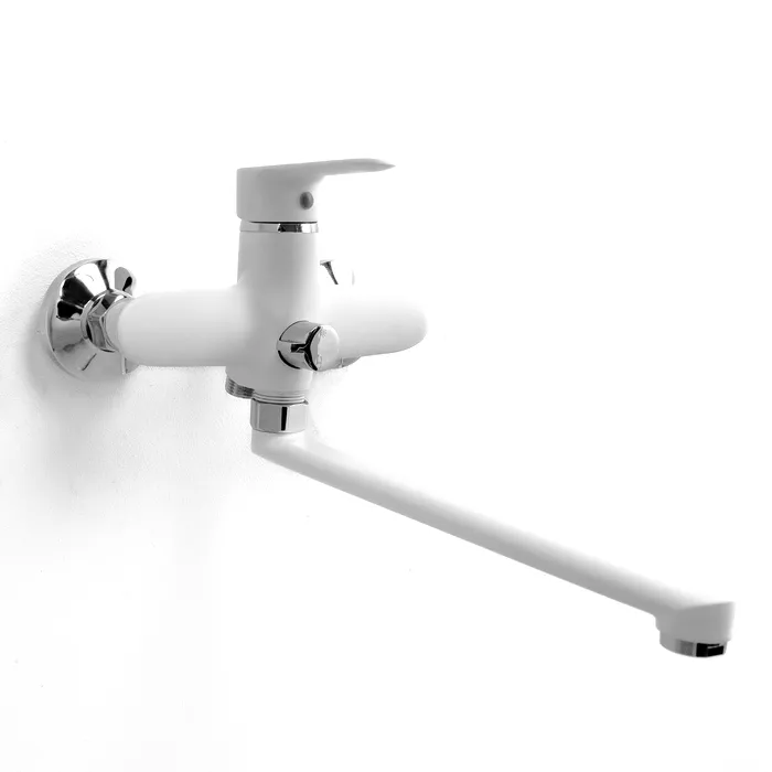 Смеситель ванны белый Divic DV 7-7-FW-F - Изображение 1 - almatherm.kz