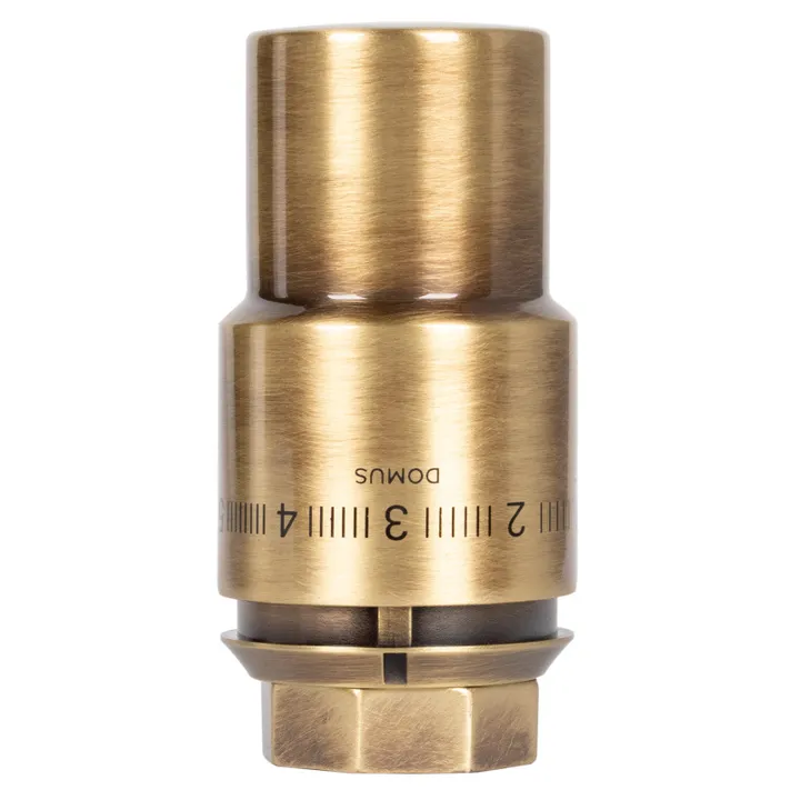 Термоголовка жидкостная Royal Thermo Design PRO М30х1,5 (бронза) - Изображение 1 - almatherm.kz