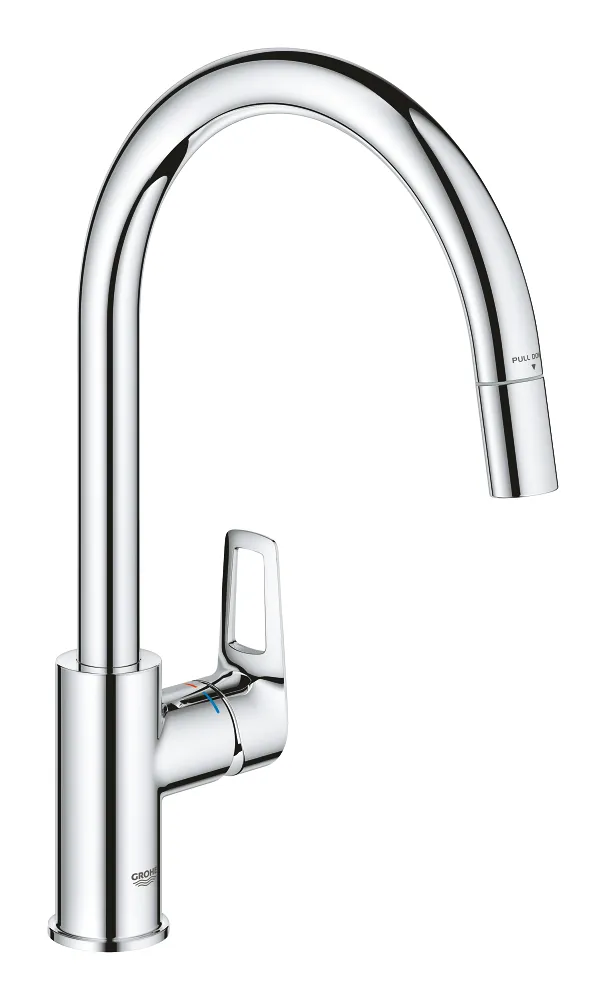 Смеситель кухни с высоким изливом Grohe BauLoop 30543000 - Изображение 1 - almatherm.kz