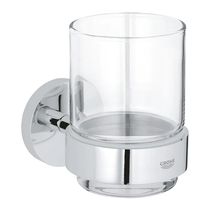 Стакан для зубных щеток с держателем Grohe Essentials 40447001 - Изображение 1 - almatherm.kz