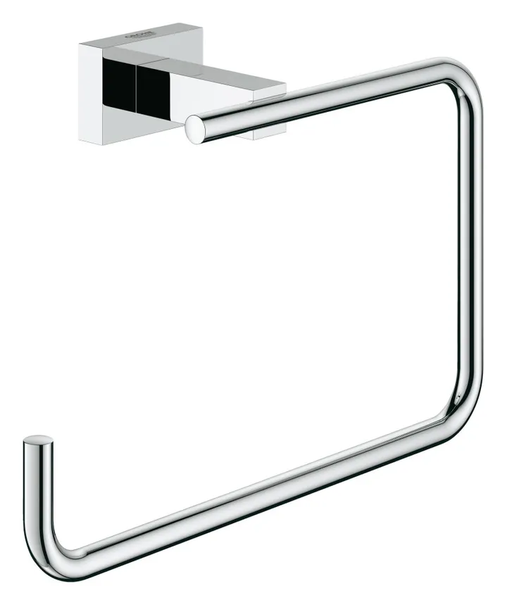 Полотенцедержатель кольцо хром Grohe Essentials Cube 40510001 - Изображение 1 - almatherm.kz