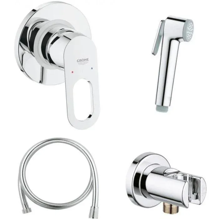 Смеситель гигиенический комплект скрытого монтажа Grohe BauLoop 125078 - Изображение 1 - almatherm.kz