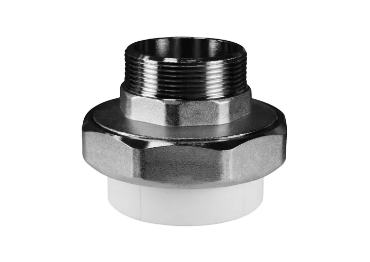 Муфта разъемная ППР НР белый 40x1 1/2" Valfex - Изображение 1 - almatherm.kz