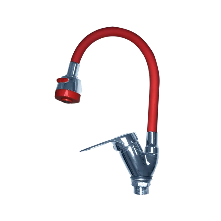 Асүй араластырғыш иілгіш шүмегінің қызыл Ozen B273CH - Изображение 1 - almatherm.kz