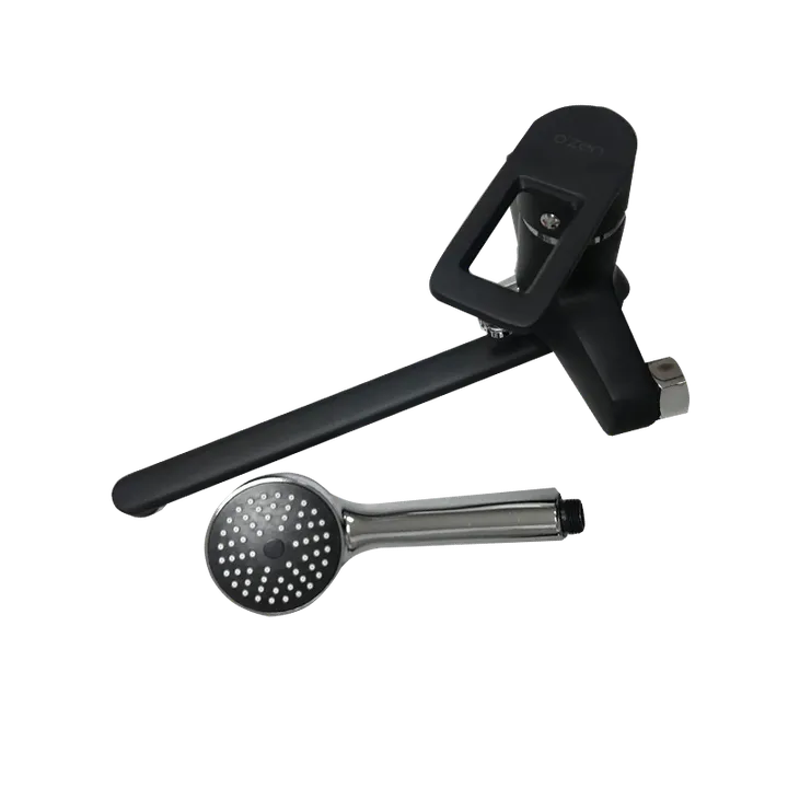Смеситель ванны черный Ozen B252CB-4 - Изображение 1 - almatherm.kz