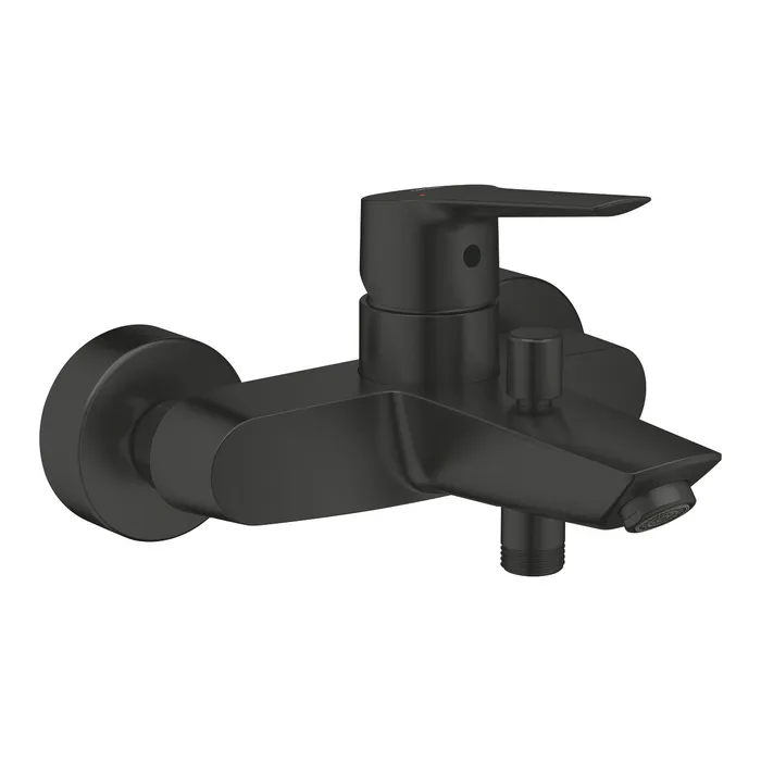 Смеситель ванны короткий излив черный матовый Grohe Start 322782432 - Изображение 1 - almatherm.kz