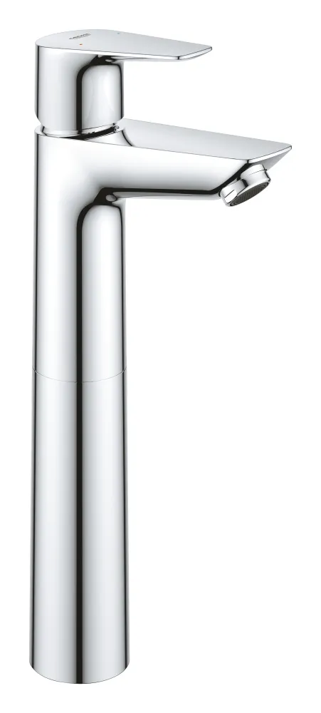 Смеситель раковины настольный размер XL с ограничителем температуры Grohe BauEdge 23761001 - Изображение 1 - almatherm.kz