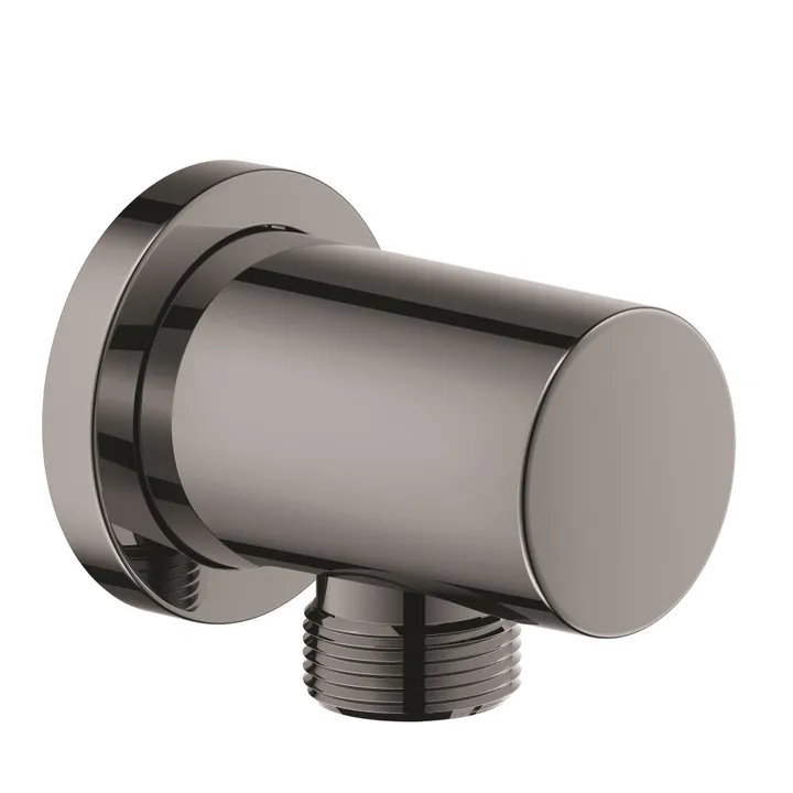Подключение для душевого шланга темный графит глянец Grohe Rainshower 27057A00 - Изображение 1 - almatherm.kz