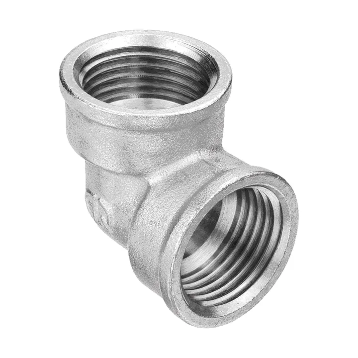 Угольник переходник ВР никель 3/4"x1/2" Aqualink - Изображение 1 - almatherm.kz