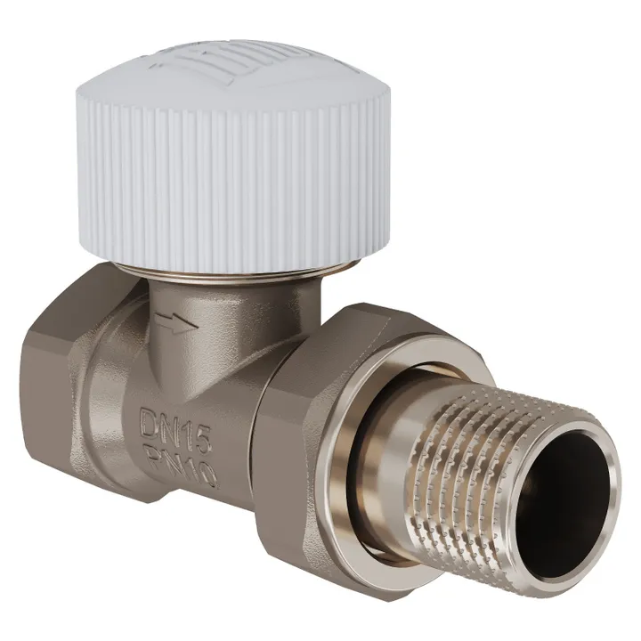 Клапан радиаторный термостатический прямой 1/2" Royal Thermo - Изображение 1 - almatherm.kz