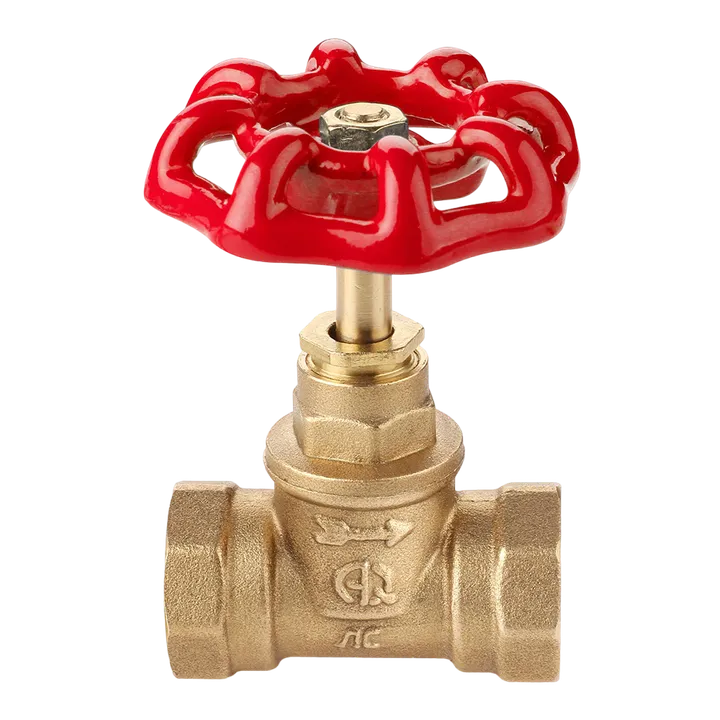 Клапан запорный латунь ВР-ВР 1 1/2" г/в Aqualink - Изображение 1 - almatherm.kz