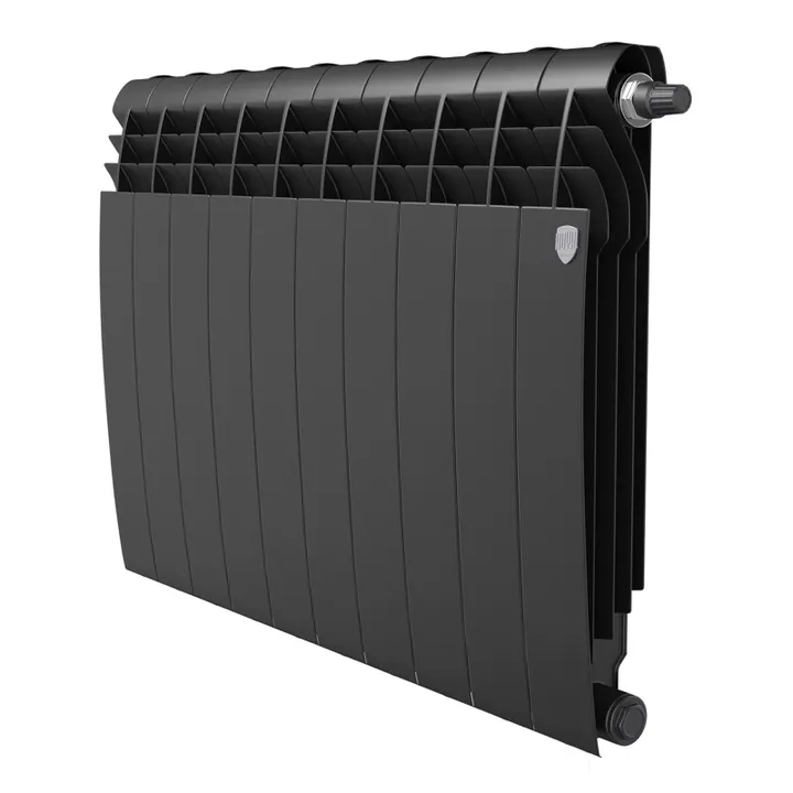 Радиатор биметаллический 500 VR80 (1 секция) нижнее подкл. BiLiner Noir Sable Royal Thermo - Изображение 1 - almatherm.kz