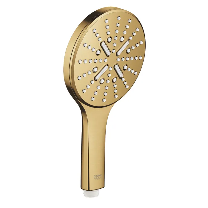 Душевая лейка 3 режима холодный рассвет матовый круг Grohe Rainshower SmartActive 130 26574GN0 - Изображение 1 - almatherm.kz