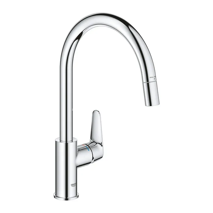 Смеситель кухни с высоким изливом Grohe BauCurve 30547000 - Изображение 1 - almatherm.kz