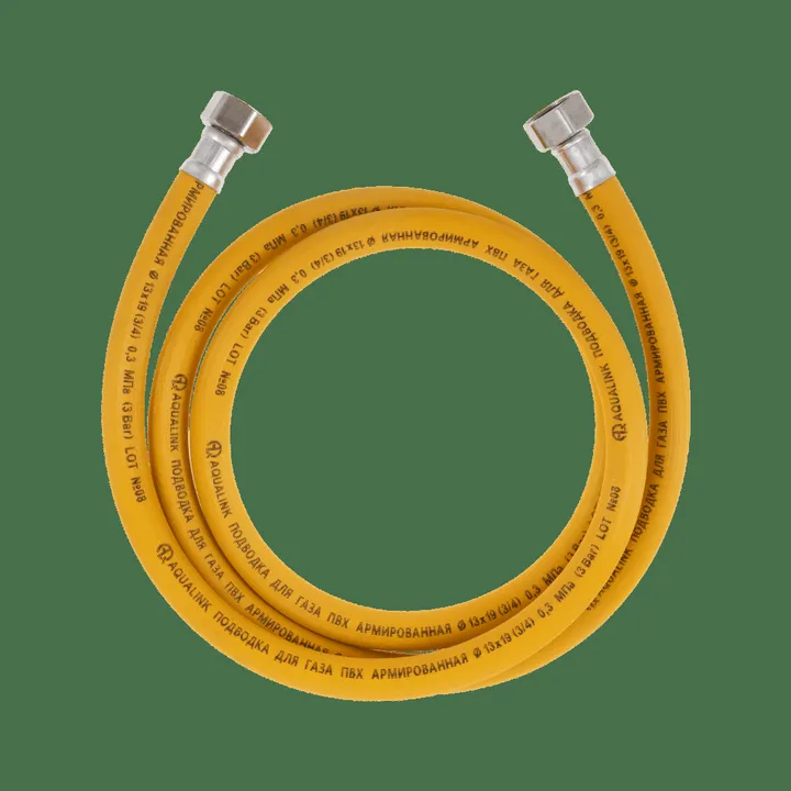Подводка для газа ПВХ ВР-ВР 400x1/2" Aqualink - Изображение 1 - almatherm.kz