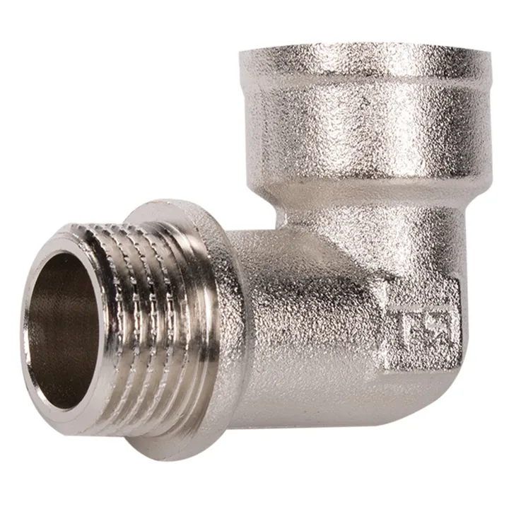 Угольник ВР-НР никель 3/4" Royal Thermo - Изображение 1 - almatherm.kz