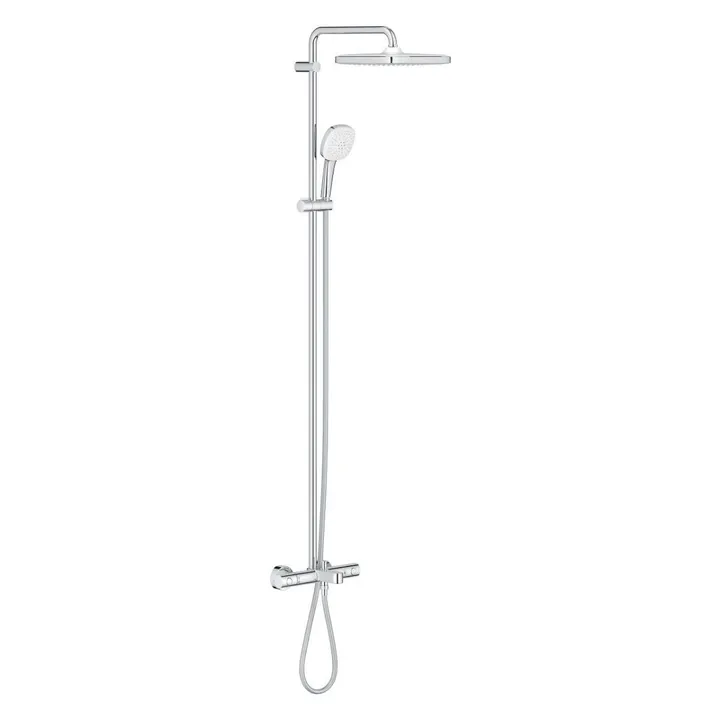 Душевая система с термостатом Grohe Tempesta System 250 Cube 26691001 - Изображение 1 - almatherm.kz
