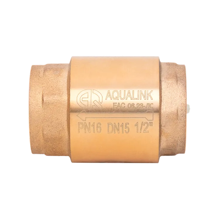 Клапан обратный 1 1/4" с пластиковым сердечником Aqualink - Изображение 1 - almatherm.kz