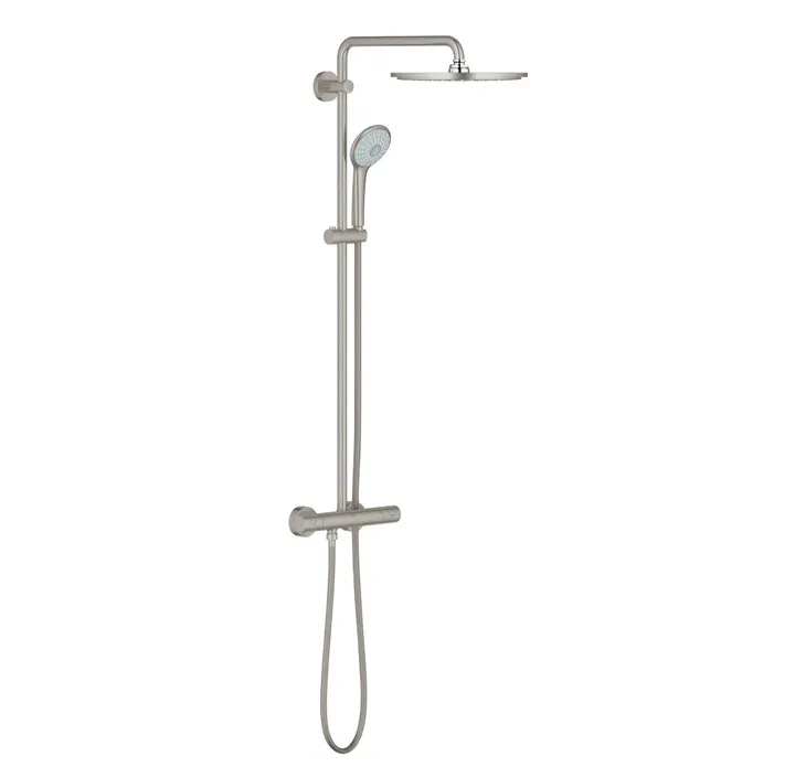 Душевая система с термостатом суперсталь Grohe Euphoria XXL 310 26075DC0 - Изображение 1 - almatherm.kz