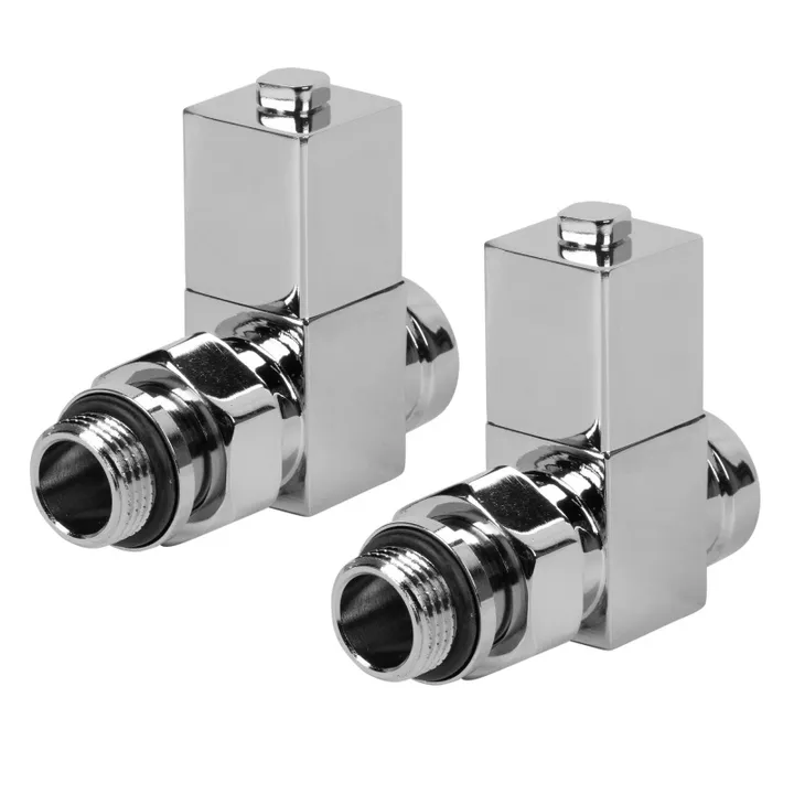 Радиатор клапаны түзу 1/2 дюймдік хромды Royal Thermo CUBE - Изображение 1 - almatherm.kz