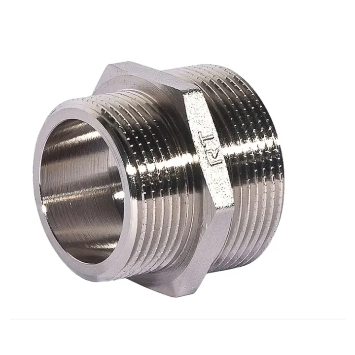 Ниппель никель 1 1/4"х3/4" Royal Thermo - Изображение 1 - almatherm.kz