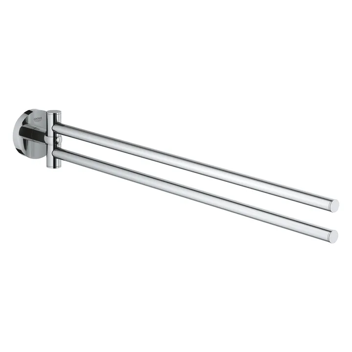 Полотенцедержатель двойной Grohe Essentials 40371001 - Изображение 1 - almatherm.kz