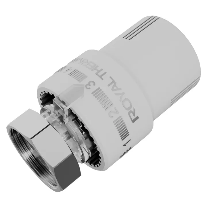 Термоголовка жидкостная Royal Thermo М30x1,5 (белый) - Изображение 1 - almatherm.kz