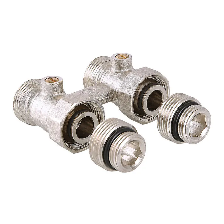 Узел нижнего подключения радиатора прямой 1/2"x3/4" Valtec - Изображение 1 - almatherm.kz