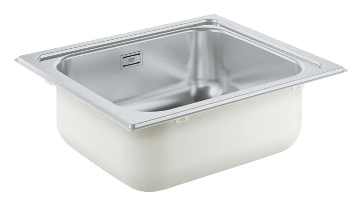 Мойка врезная прямоугольная 533x457 стальная Grohe K200 31719SD0 - Изображение 1 - almatherm.kz