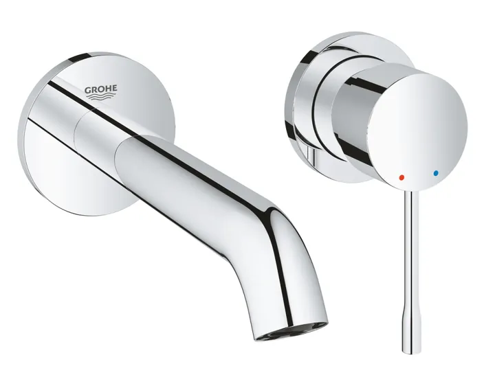 Смеситель раковины настенного монтажа хром размер M Grohe Essence 29192001 - Изображение 1 - almatherm.kz