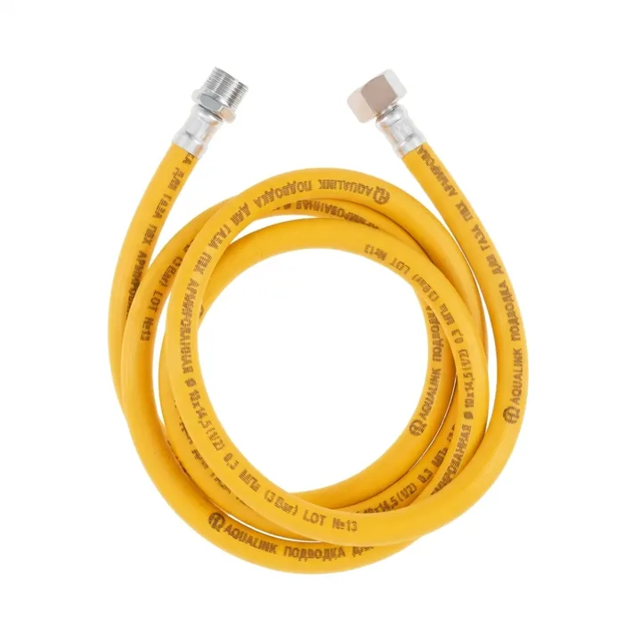 Подводка для газа ПВХ ВР-НР 120x1/2" Aqualink - Изображение 1 - almatherm.kz