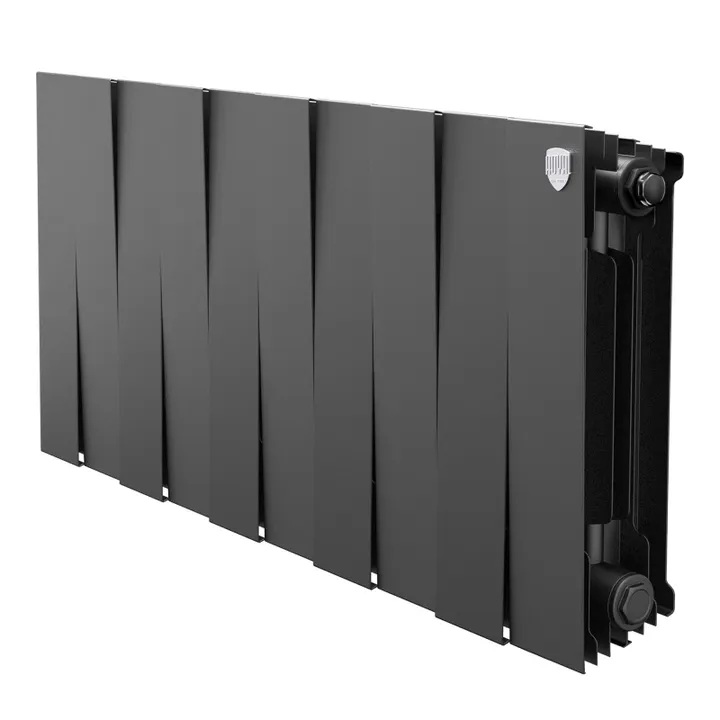 Радиатор биметаллический 300x100 (10 секций) PianoForte Noir Sable Royal Thermo - Изображение 1 - almatherm.kz