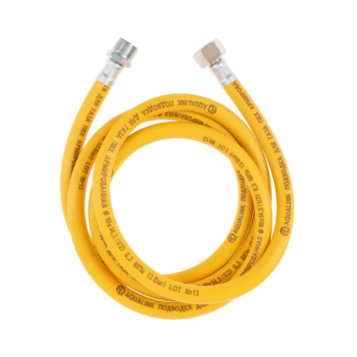 Подводка для газа ПВХ ВР-НР 80x1/2" Aqualink - Изображение 1 - almatherm.kz