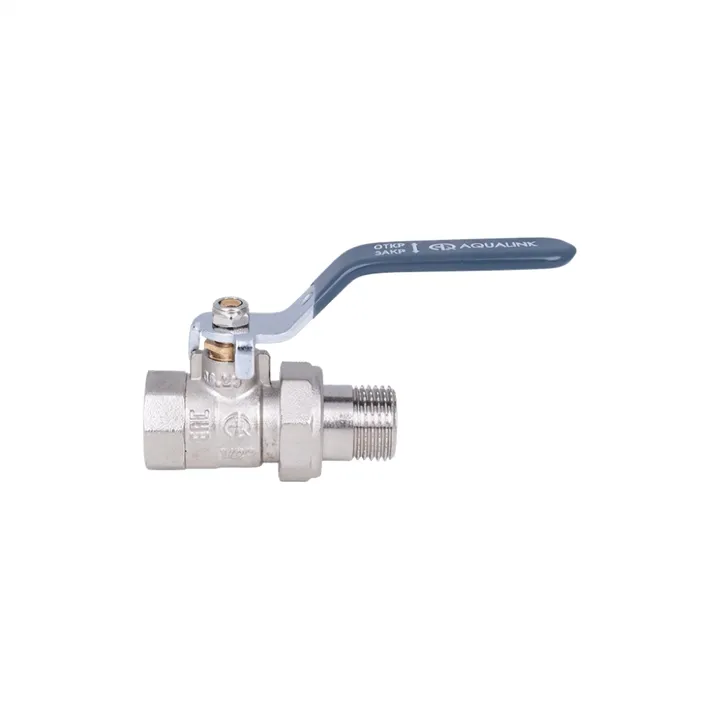 Кран шаровой со сгоном ВР-НР 1 1/4" Aqualink - Изображение 1 - almatherm.kz