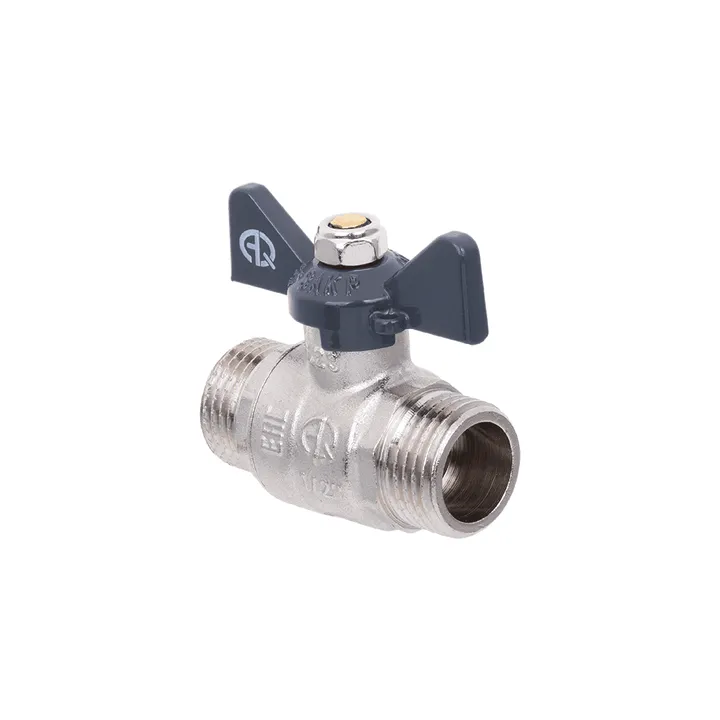 Кран шаровой НР-НР 1/2" с бабочкой Aqualink - Изображение 1 - almatherm.kz