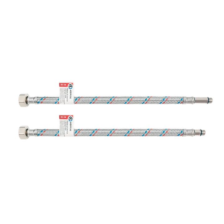 Подводка для смесителя 200x1/2" пара Aqualink - Изображение 1 - almatherm.kz