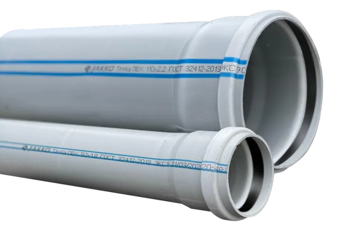Труба канализационная ПВХ (3.2) 110x2000 Jakko - Изображение 1 - almatherm.kz