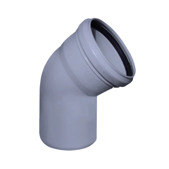 Кәріз ағызу PP 45° 75 сұр Jakko - Изображение 1 - almatherm.kz