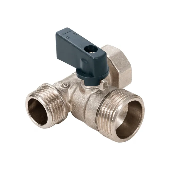 Кран шаровой 3-ходовой 1/2"х3/4"х1/2" ВР-НР-НР Aqualink - Изображение 1 - almatherm.kz