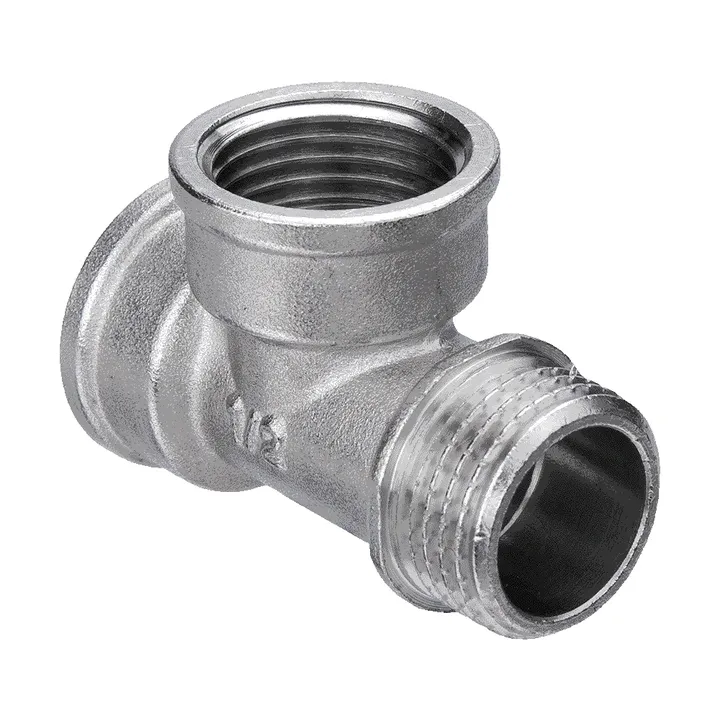 Тройник ВР-ВР-НР никель 1" Aqualink - Изображение 1 - almatherm.kz
