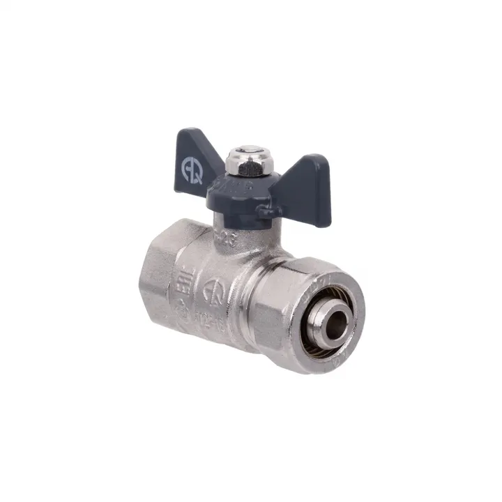 Кран шаровой под обжим ВР 20x3/4" Aqualink - Изображение 1 - almatherm.kz