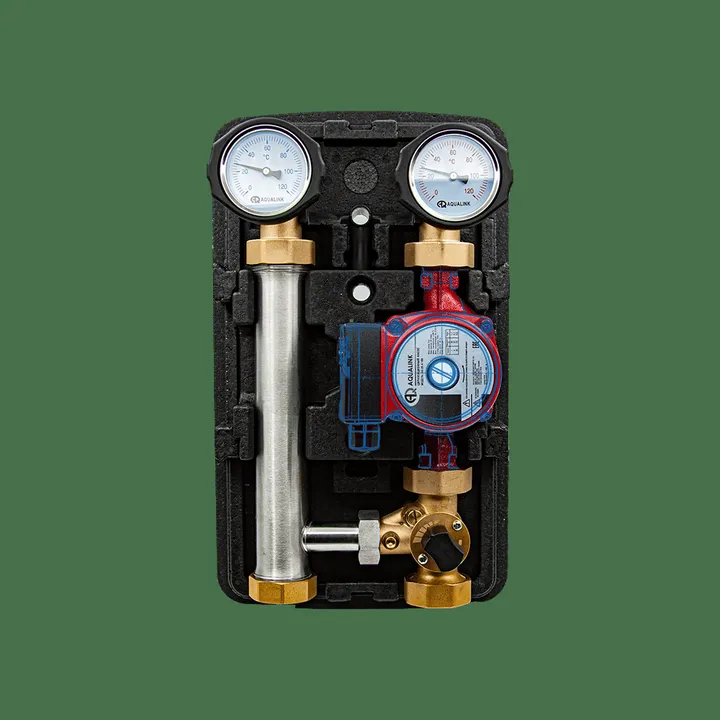 Насосная группа быстрого монтажа с 3-x ходовым смесительным клапаном 1 1/2" Aqualink - Изображение 1 - almatherm.kz