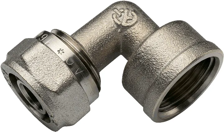 Угольник обжим ВР 16x3/4" Aqualink - Изображение 1 - almatherm.kz