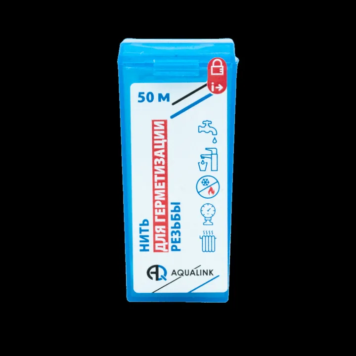 Нить для герметизации 50м Aqualink - Изображение 1 - almatherm.kz