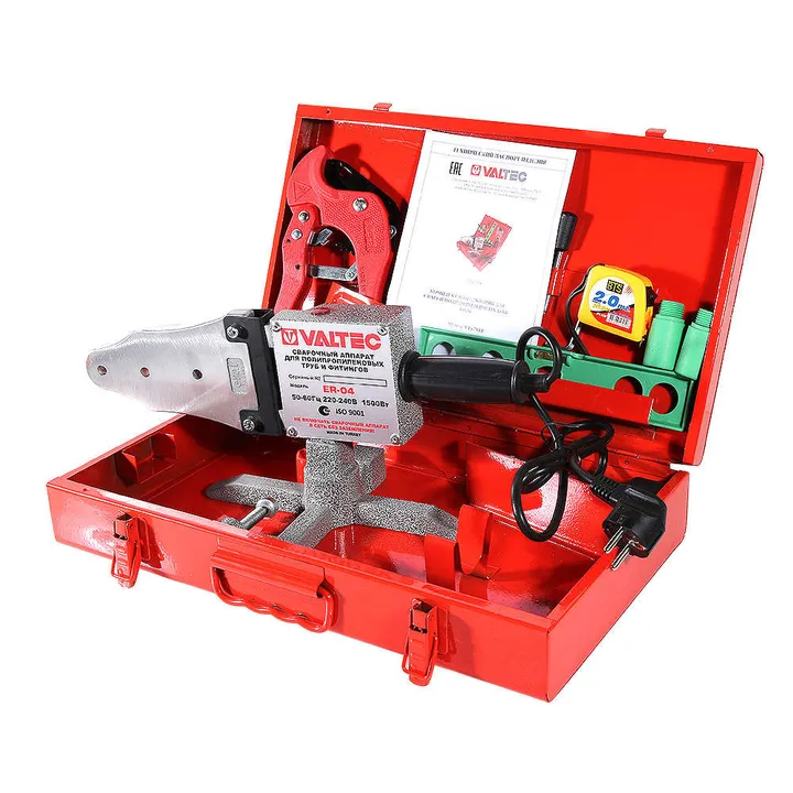 Сварочный аппарат для ППР труб 20-40 (1.2 кВт) ER-04 Valtec - Изображение 1 - almatherm.kz