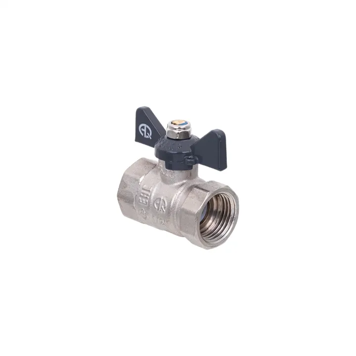 Шар клапаны VR-VR 1" Aqualink көбелегі бар - Изображение 1 - almatherm.kz
