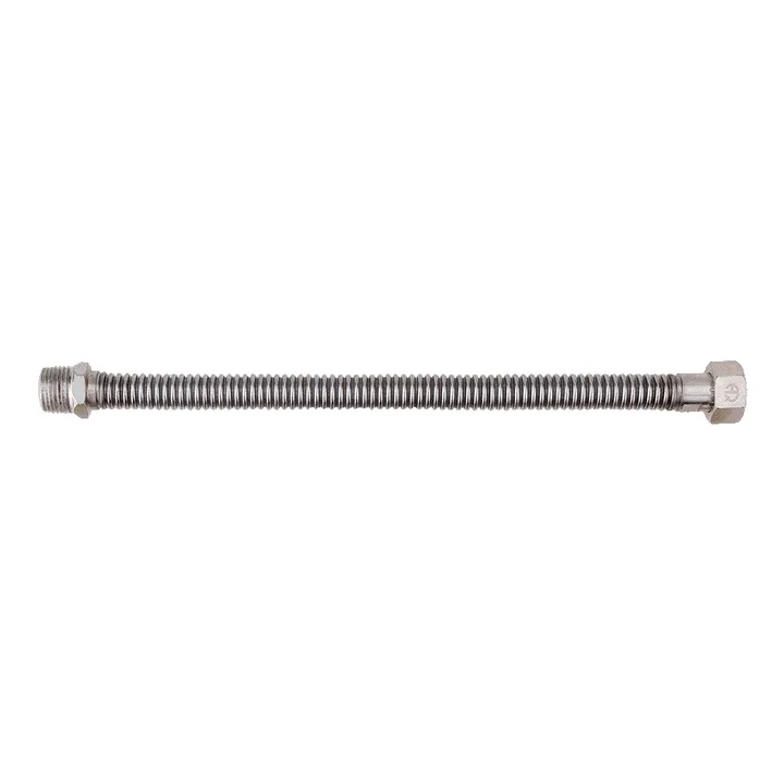 Подводка для газа сильфонная ВР-НР 60x1/2" Aqualink - Изображение 1 - almatherm.kz