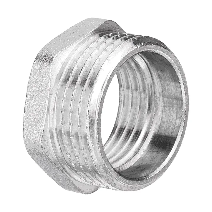 Футорка никель НР-ВР 1 1/4"х1" Aqualink - Изображение 1 - almatherm.kz